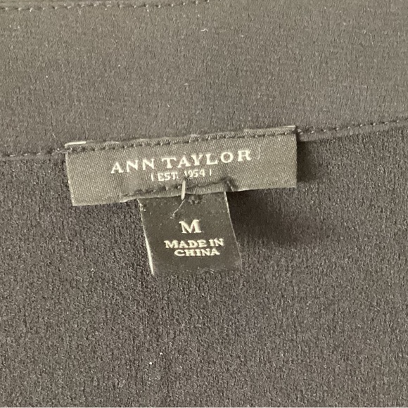 Ann Taylor Sequin Chiffon Cocktail Blouse Medium - Picture 4 of 8